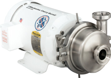 wcb_Bơm ly tâm - Sanitary Centrifugal Pumps wcb_Bơm ly tâm - Sanitary Centrifugal Pumps